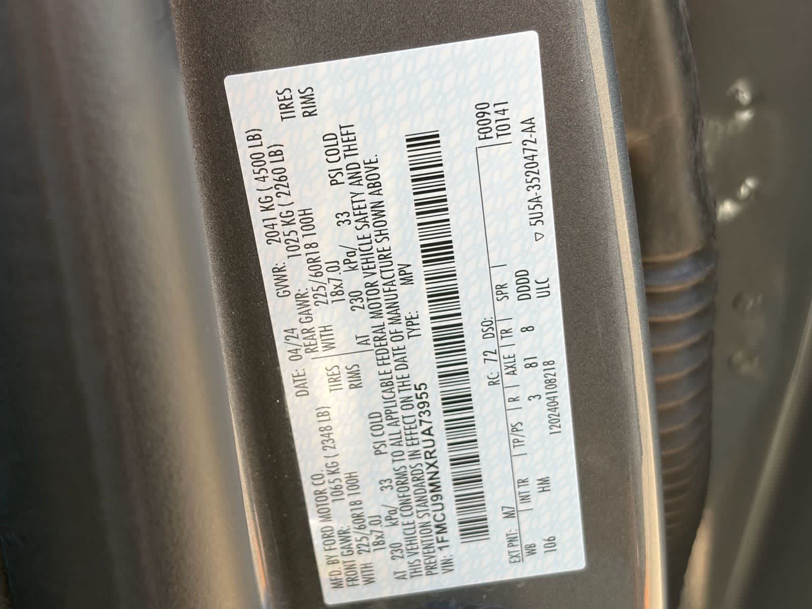 2024 Ford Escape ST-Line