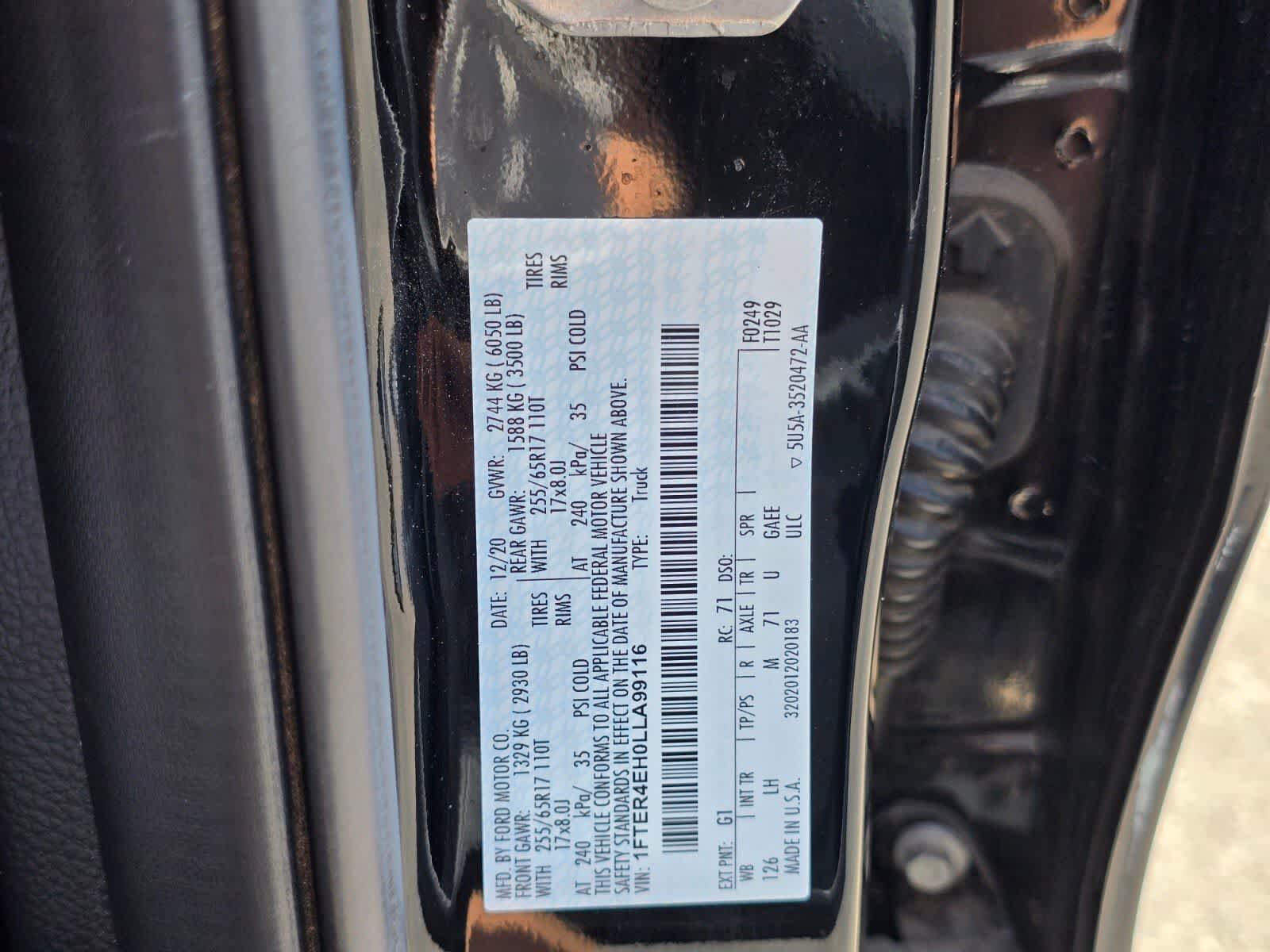 2020 Ford Ranger XLT
