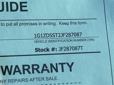 2018 Chevrolet Malibu LT