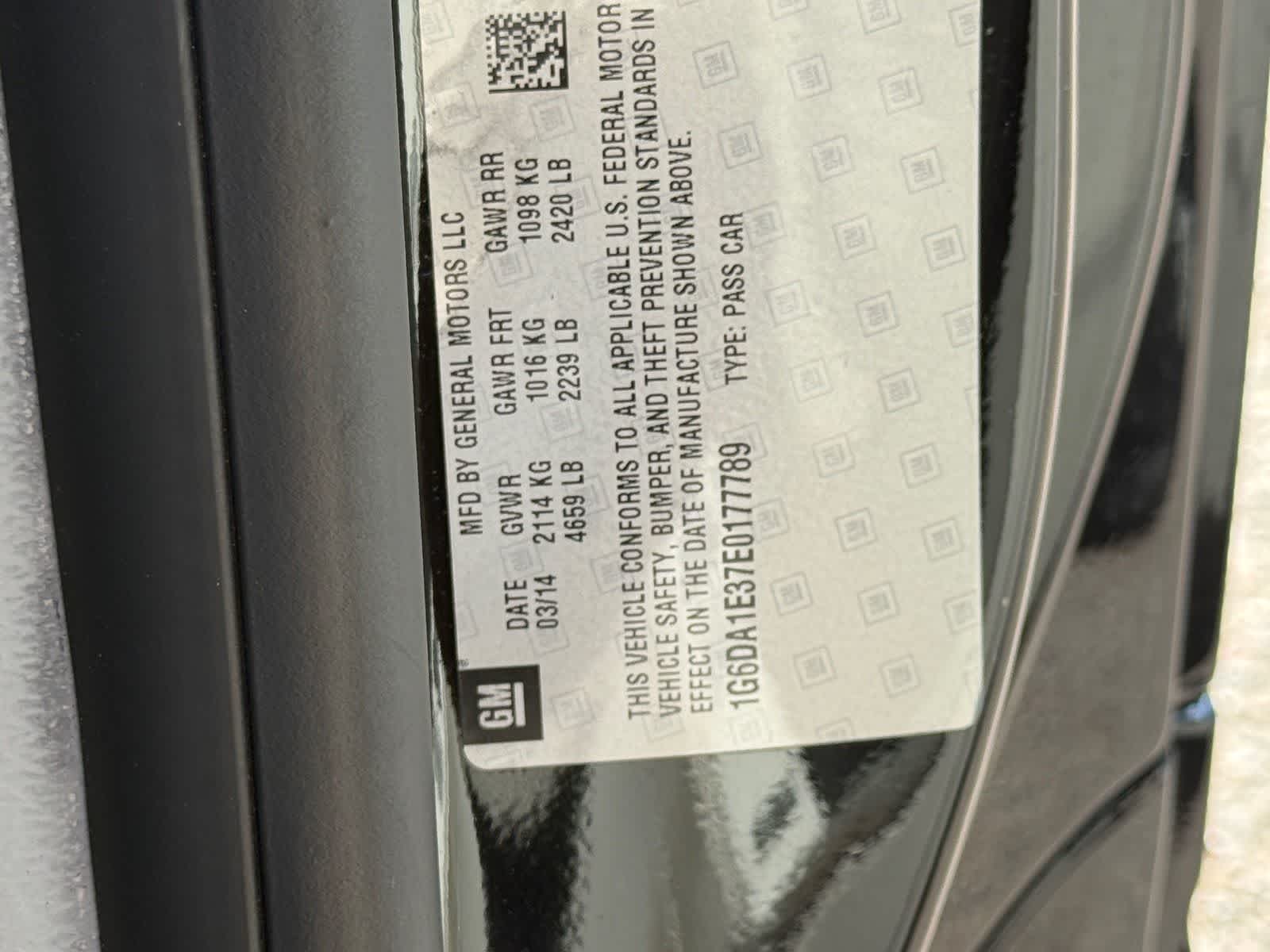 2014 Cadillac CTS Coupe 2dr Cpe RWD