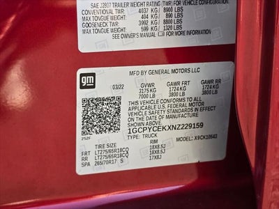 2022 Chevrolet Silverado 1500 LTD Custom Trail Boss