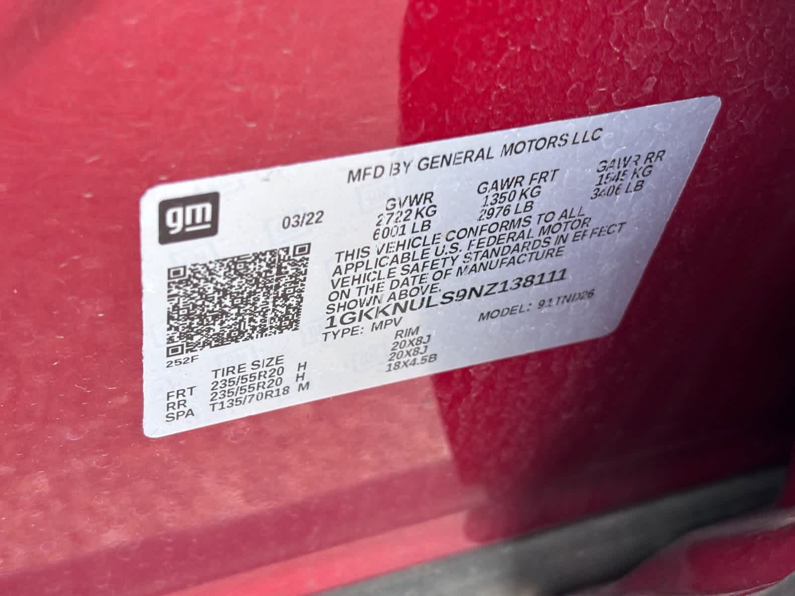 2022 GMC Acadia SLT