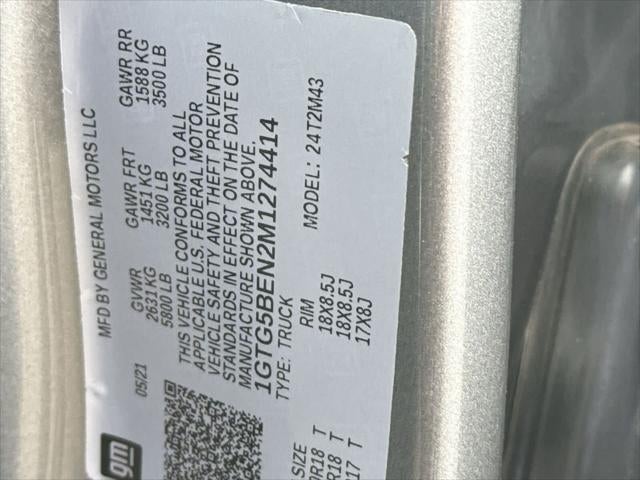 2021 GMC Canyon 2WD Elevation Standard