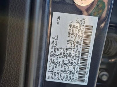 2025 Honda Accord SE