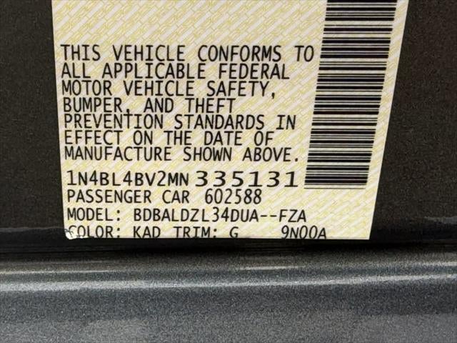 2021 Nissan Altima 2.5 S