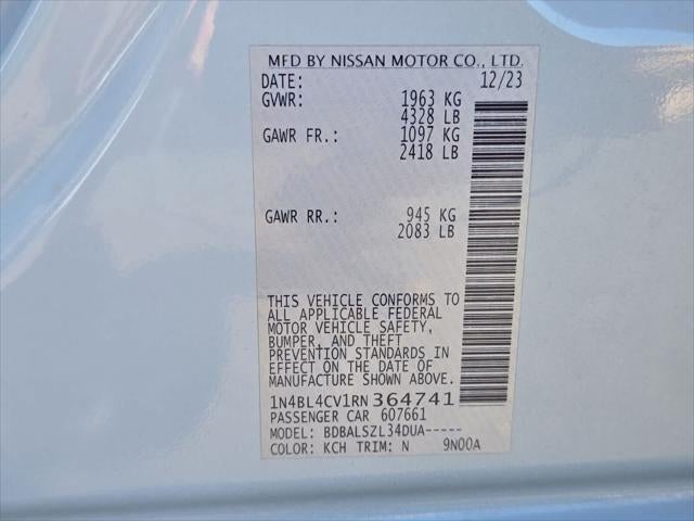 2024 Nissan Altima 2.5 SR