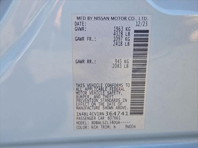 2024 Nissan Altima 2.5 SR