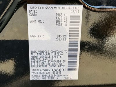 2024 Nissan Altima 2.5 SR