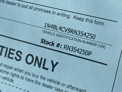 2024 Nissan Altima 2.5 SR