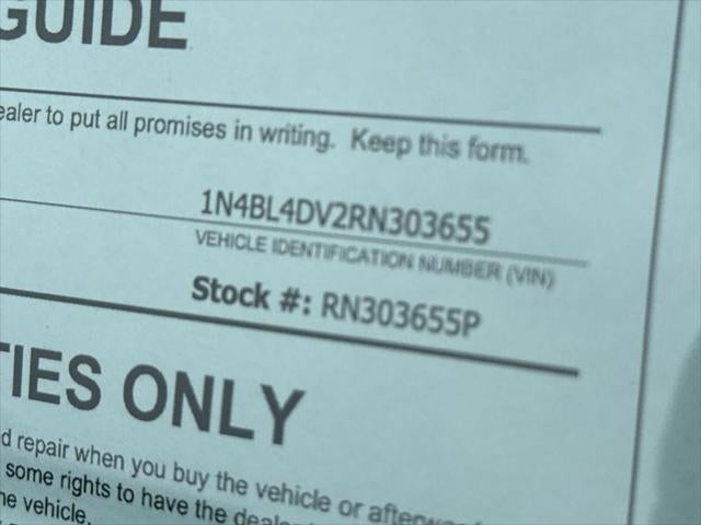 2024 Nissan Altima 2.5 SV