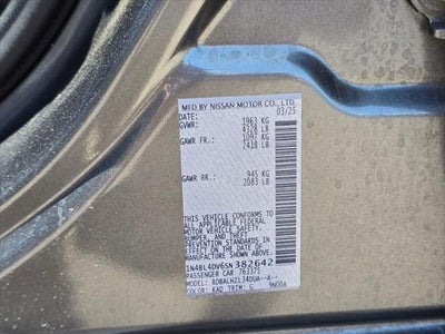 2025 Nissan Altima SV