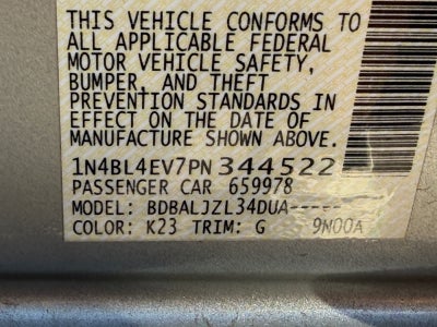 2023 Nissan Altima 2.5 SL