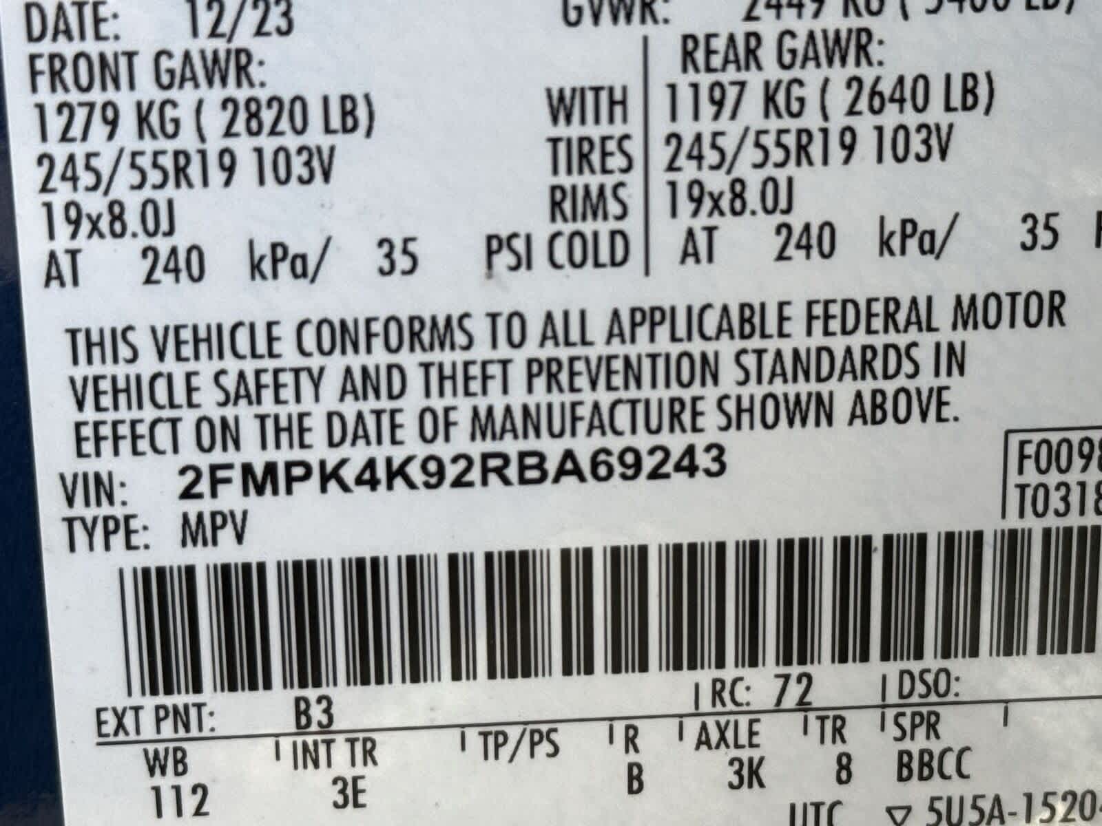 2024 Ford Edge Titanium