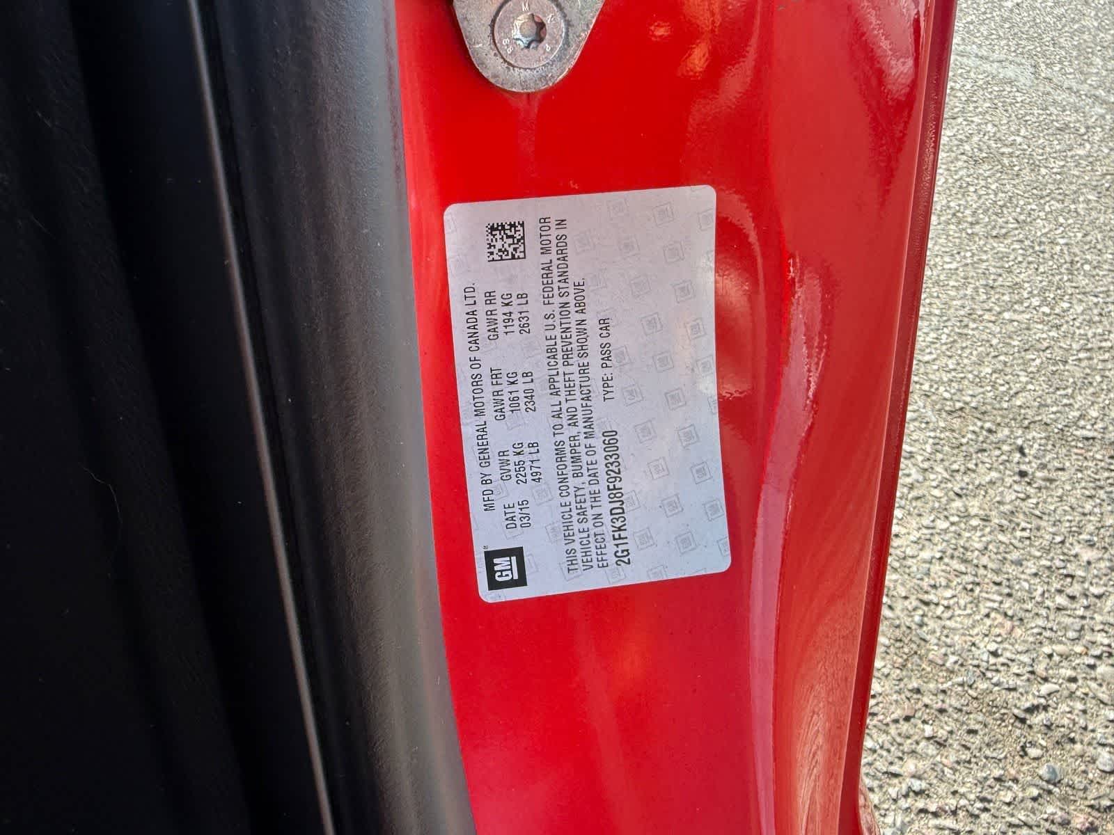 2015 Chevrolet Camaro SS