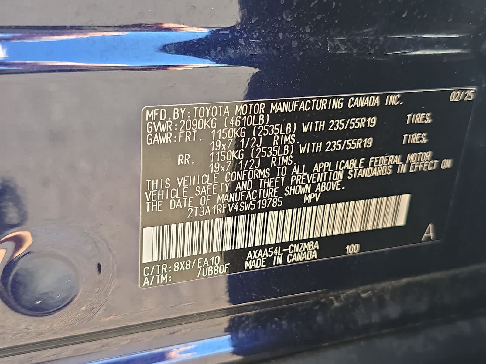 2025 Toyota RAV4 XLE Premium