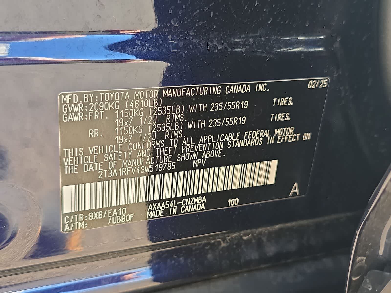 2025 Toyota RAV4 XLE Premium