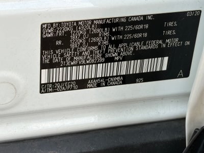 2020 Toyota RAV4 Hybrid XSE