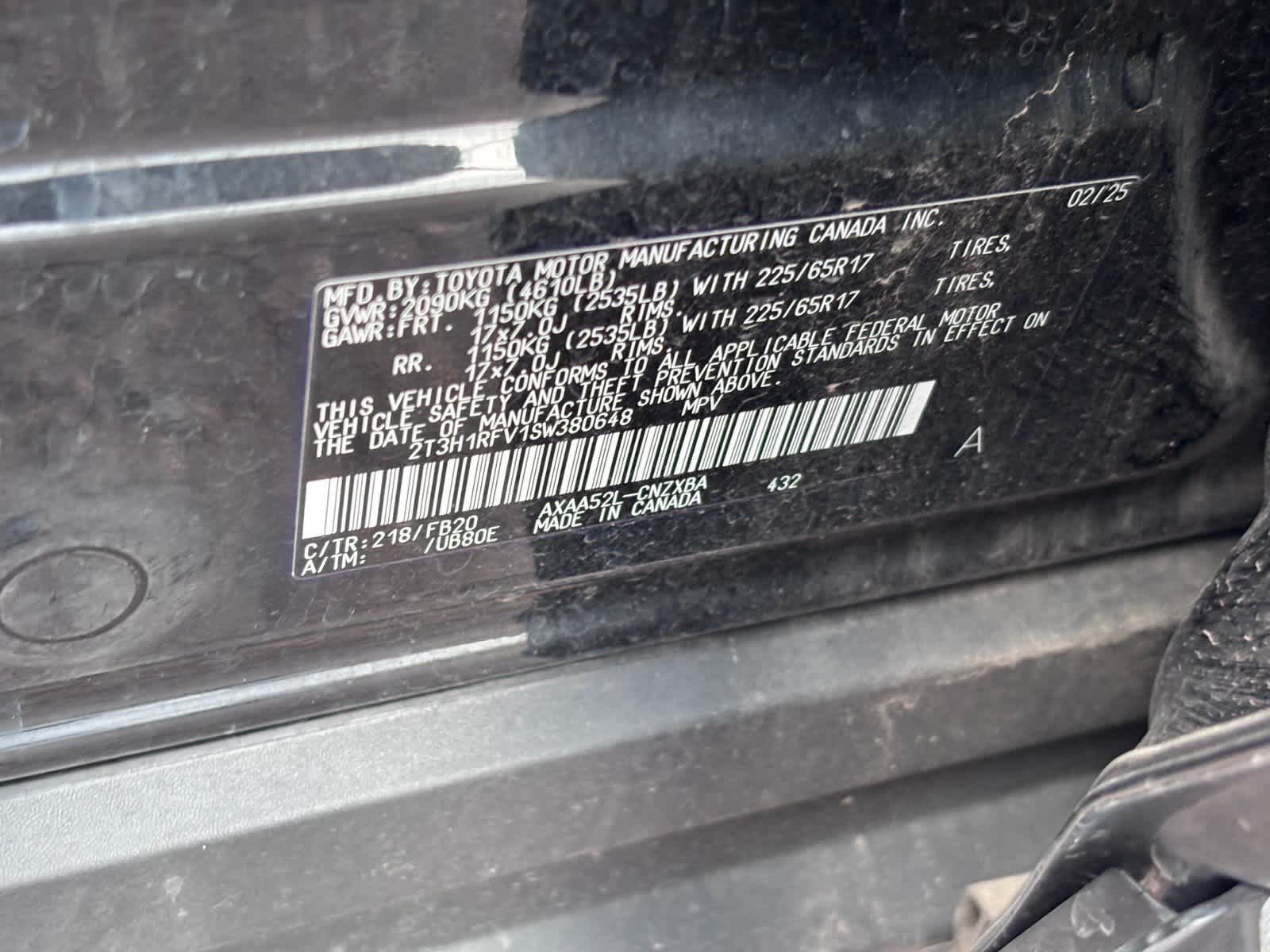 2025 Toyota RAV4 LE
