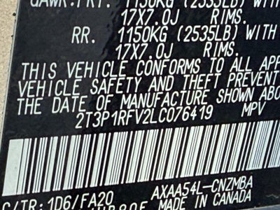 2020 Toyota RAV4 XLE