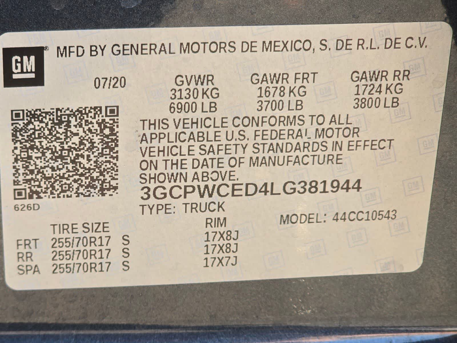 2020 Chevrolet Silverado 1500 LT