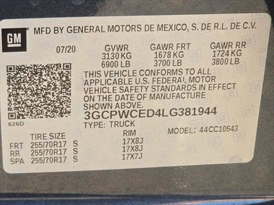 2020 Chevrolet Silverado 1500 LT