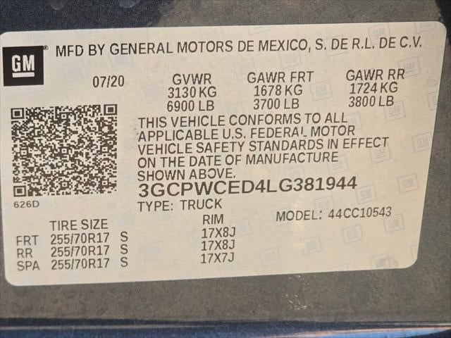 2020 Chevrolet Silverado 1500 LT