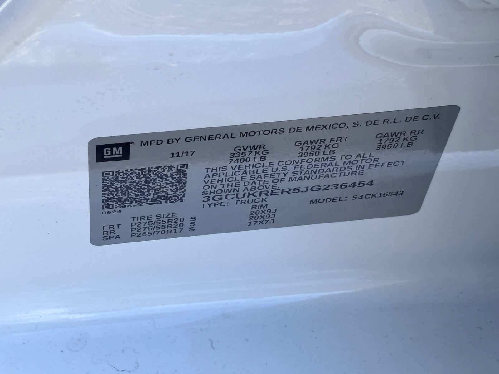 2018 Chevrolet Silverado 1500 LT