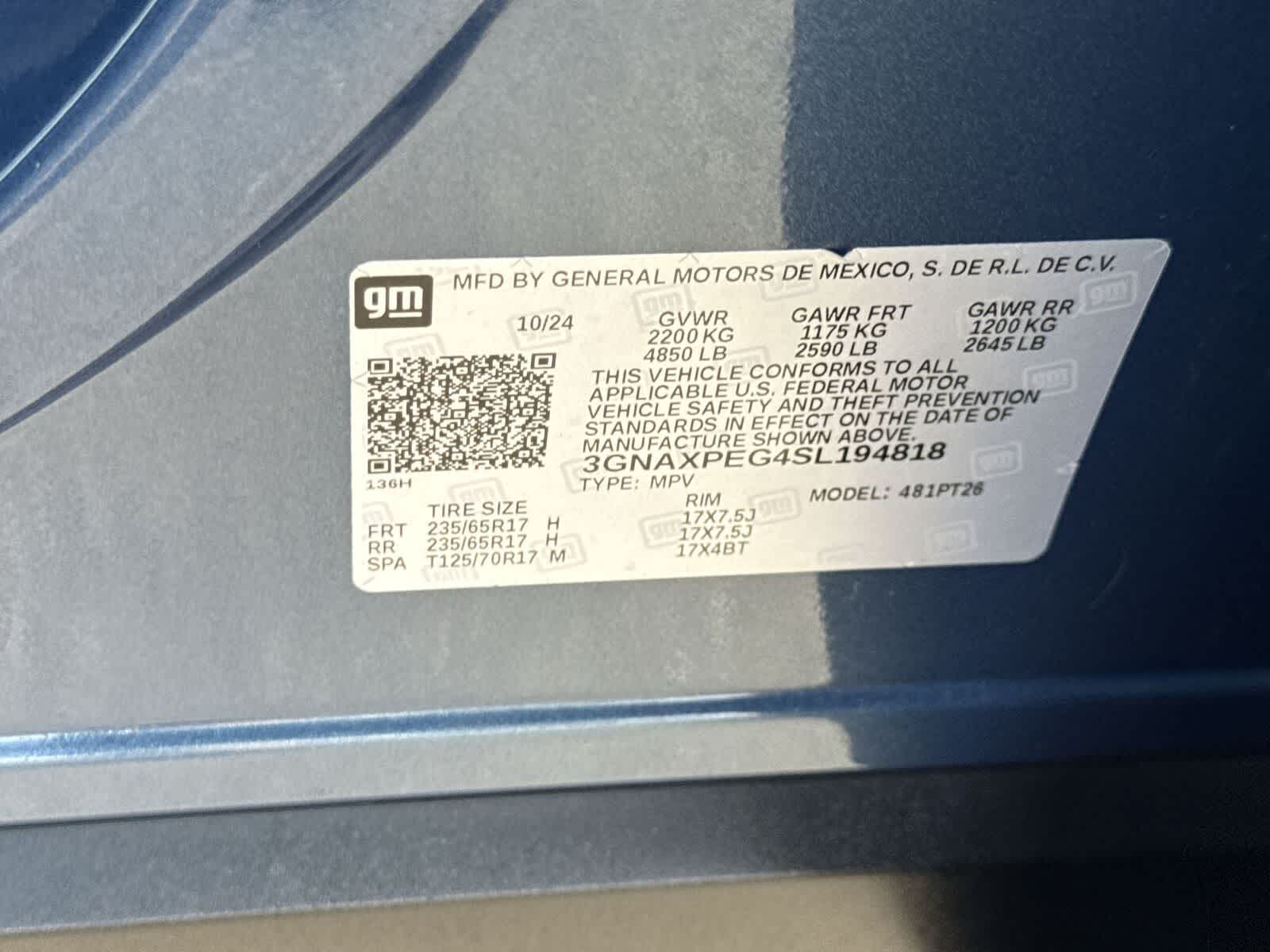 2025 Chevrolet Equinox AWD LT