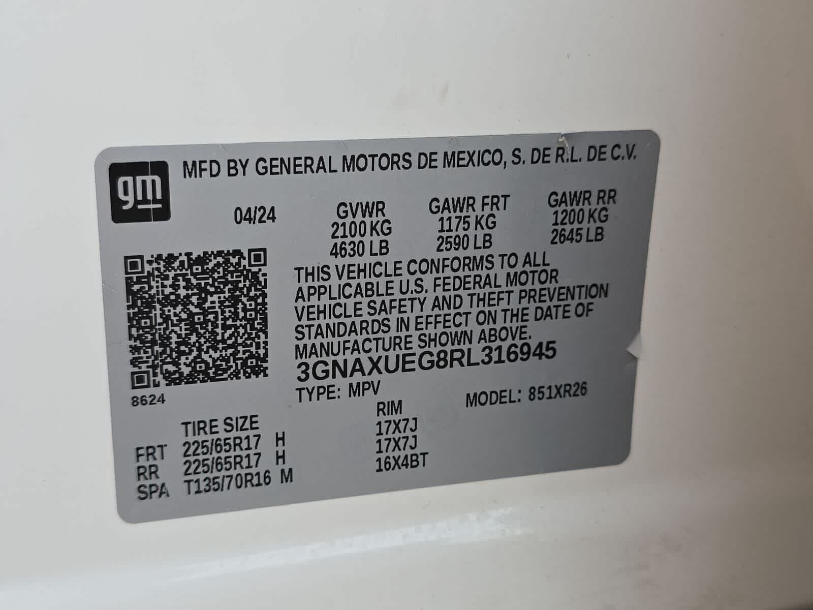2024 Chevrolet Equinox LT