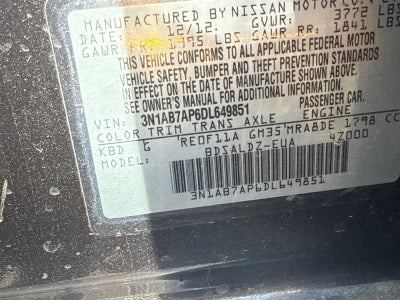 2013 Nissan Sentra SV