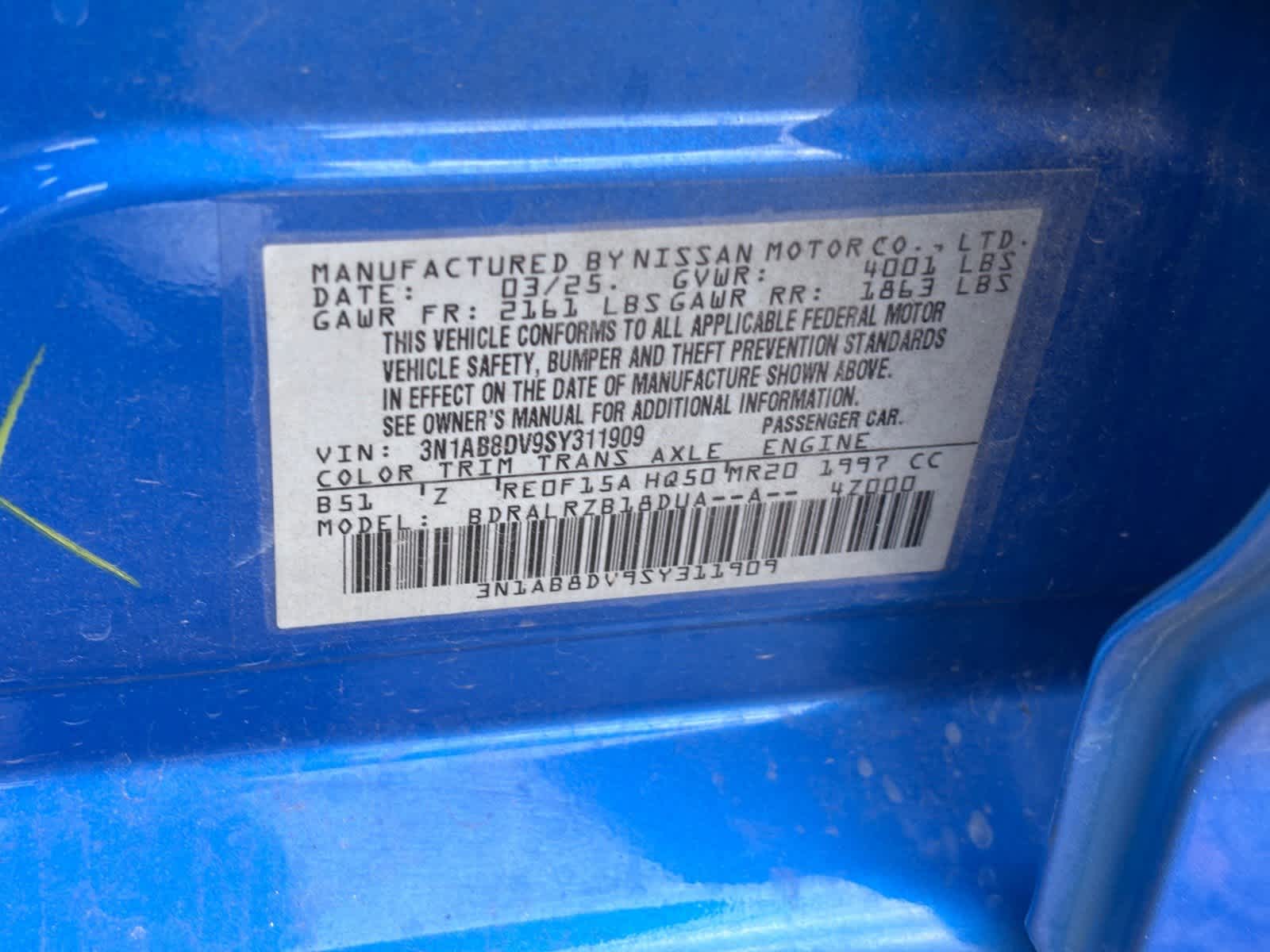 2025 Nissan Sentra SR