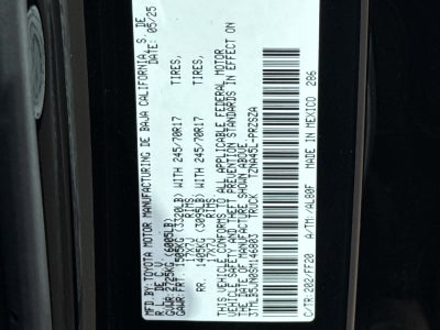 2025 Toyota Tacoma SR5