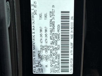 2025 Toyota Tacoma SR5