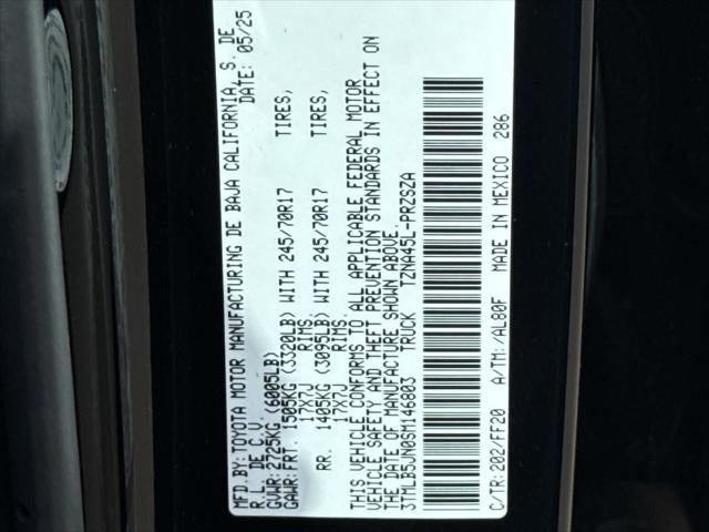 2025 Toyota Tacoma SR5