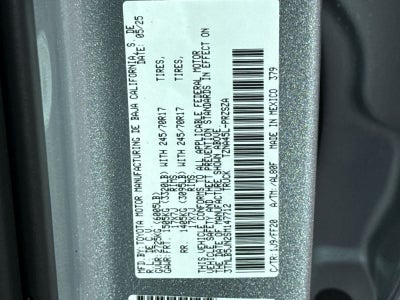 2025 Toyota Tacoma SR5