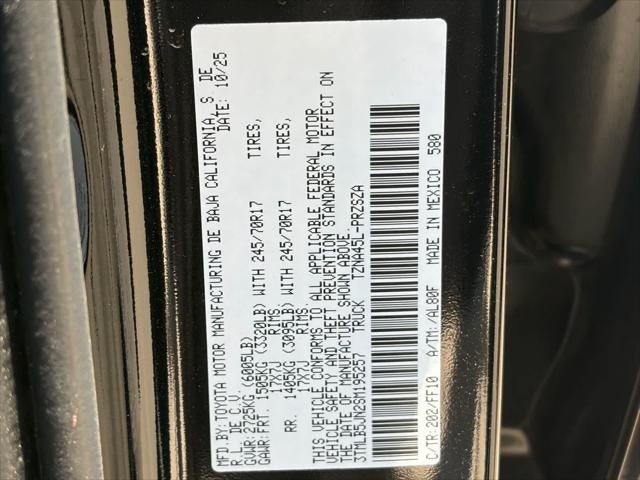 2025 Toyota Tacoma SR5