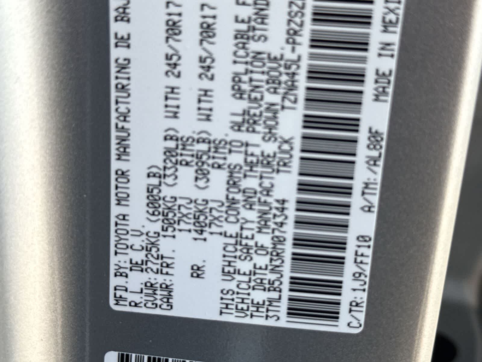 2024 Toyota Tacoma SR5