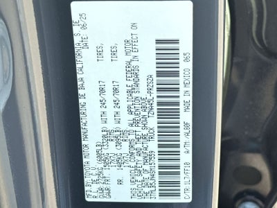 2025 Toyota Tacoma SR5