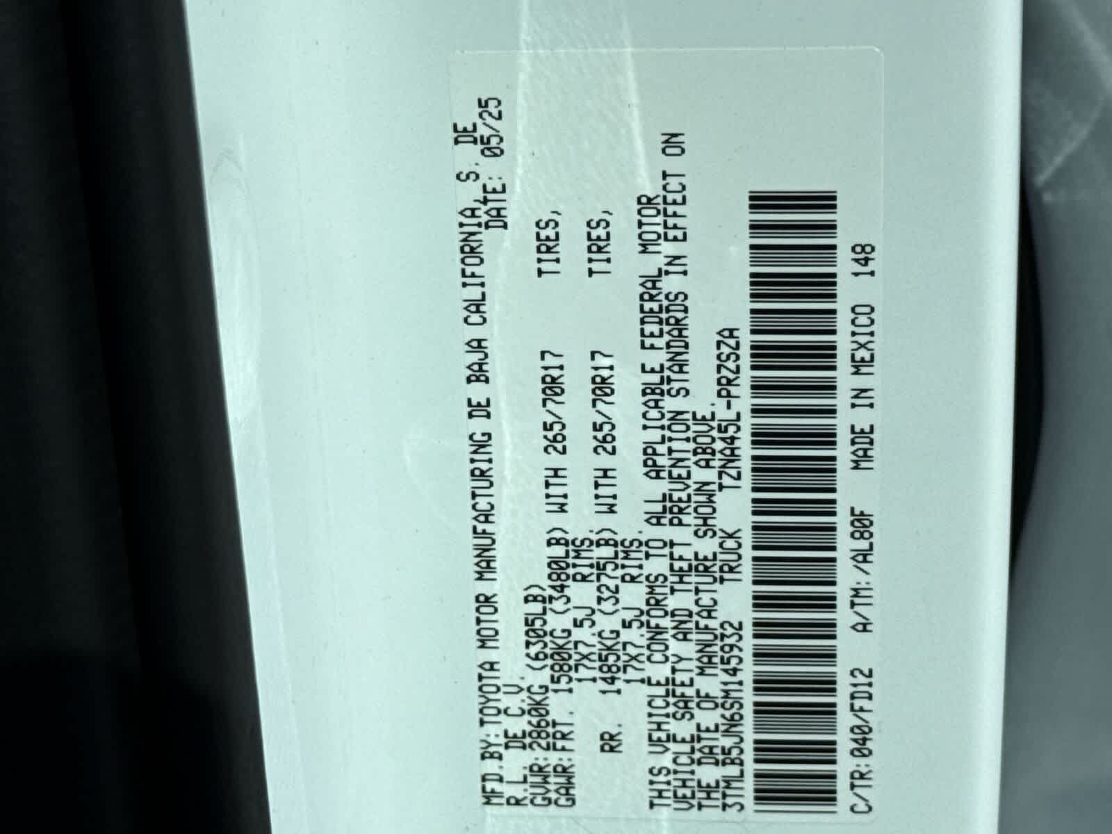 2025 Toyota Tacoma TRD Off Road