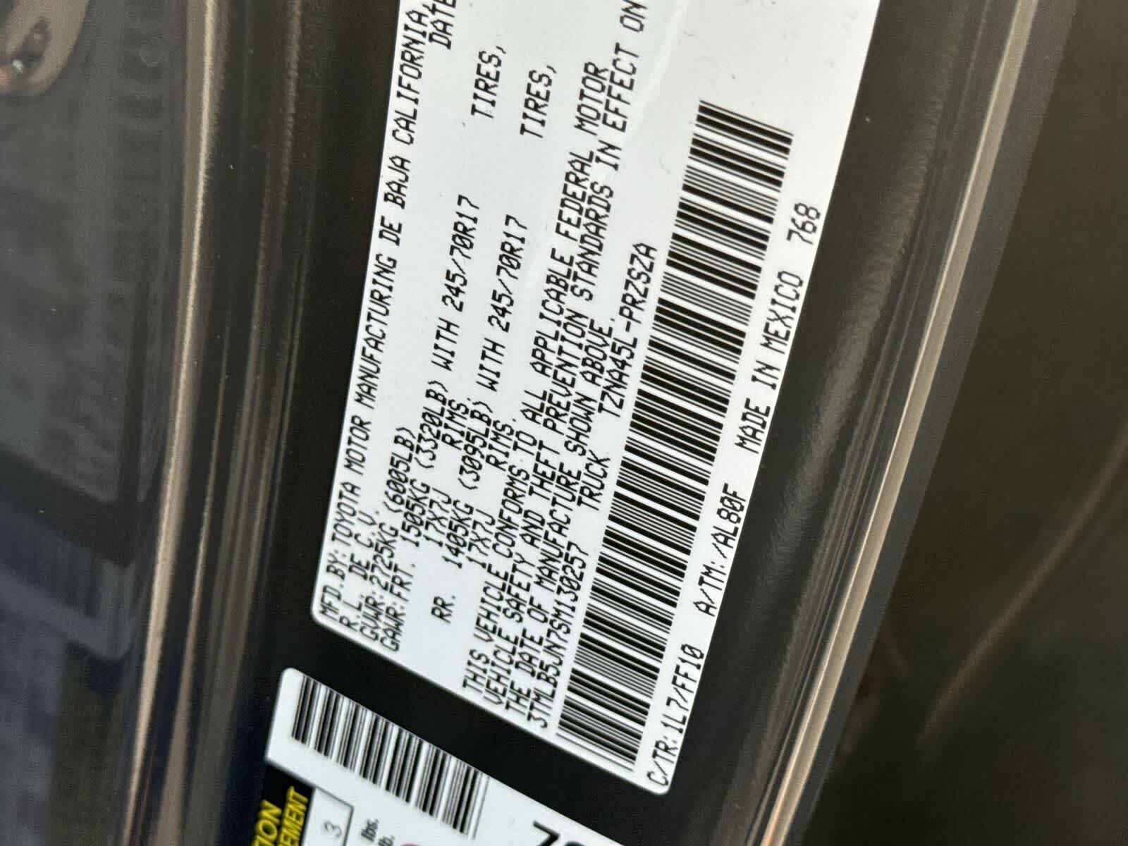 2025 Toyota Tacoma SR5