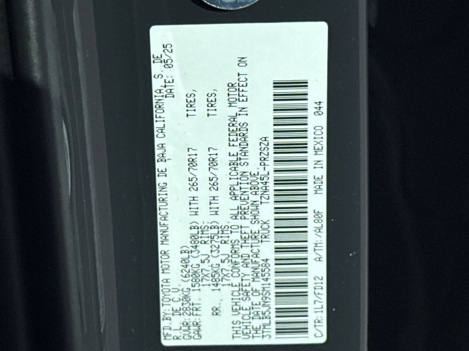 2025 Toyota Tacoma TRD Off Road