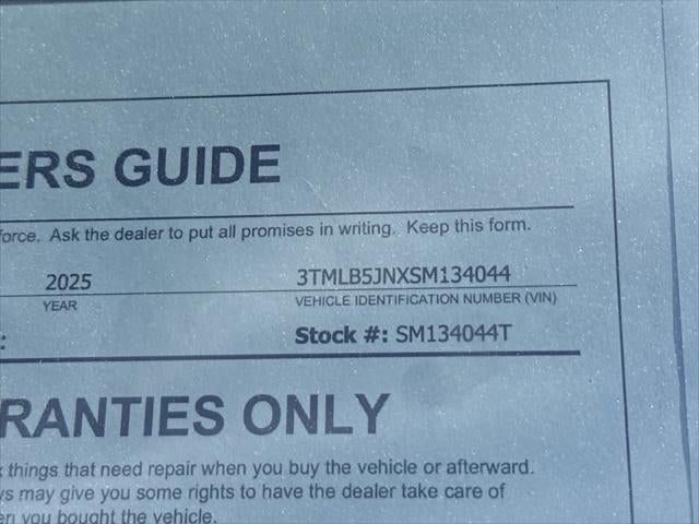 2025 Toyota Tacoma SR5