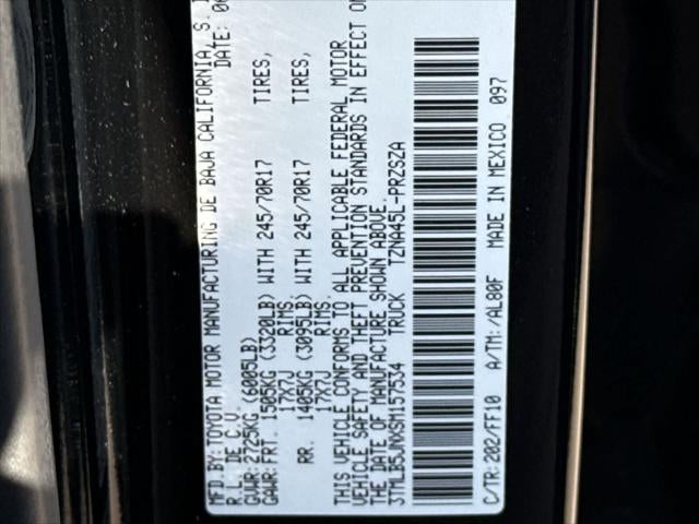 2025 Toyota Tacoma SR5