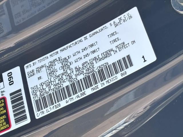 2026 Toyota Tacoma SR5