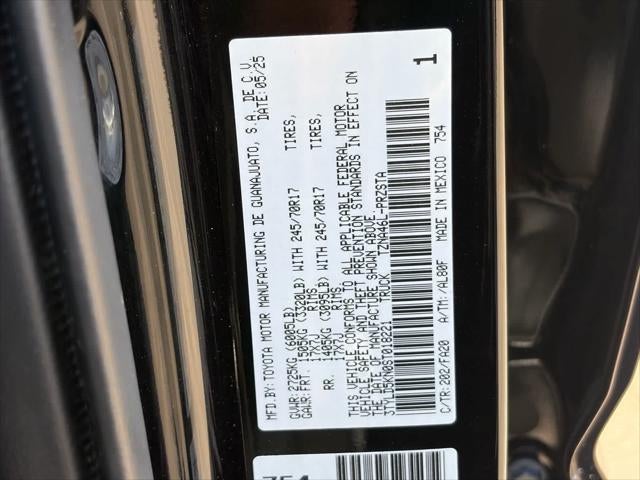 2025 Toyota Tacoma SR