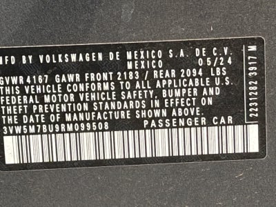 2024 Volkswagen Jetta S
