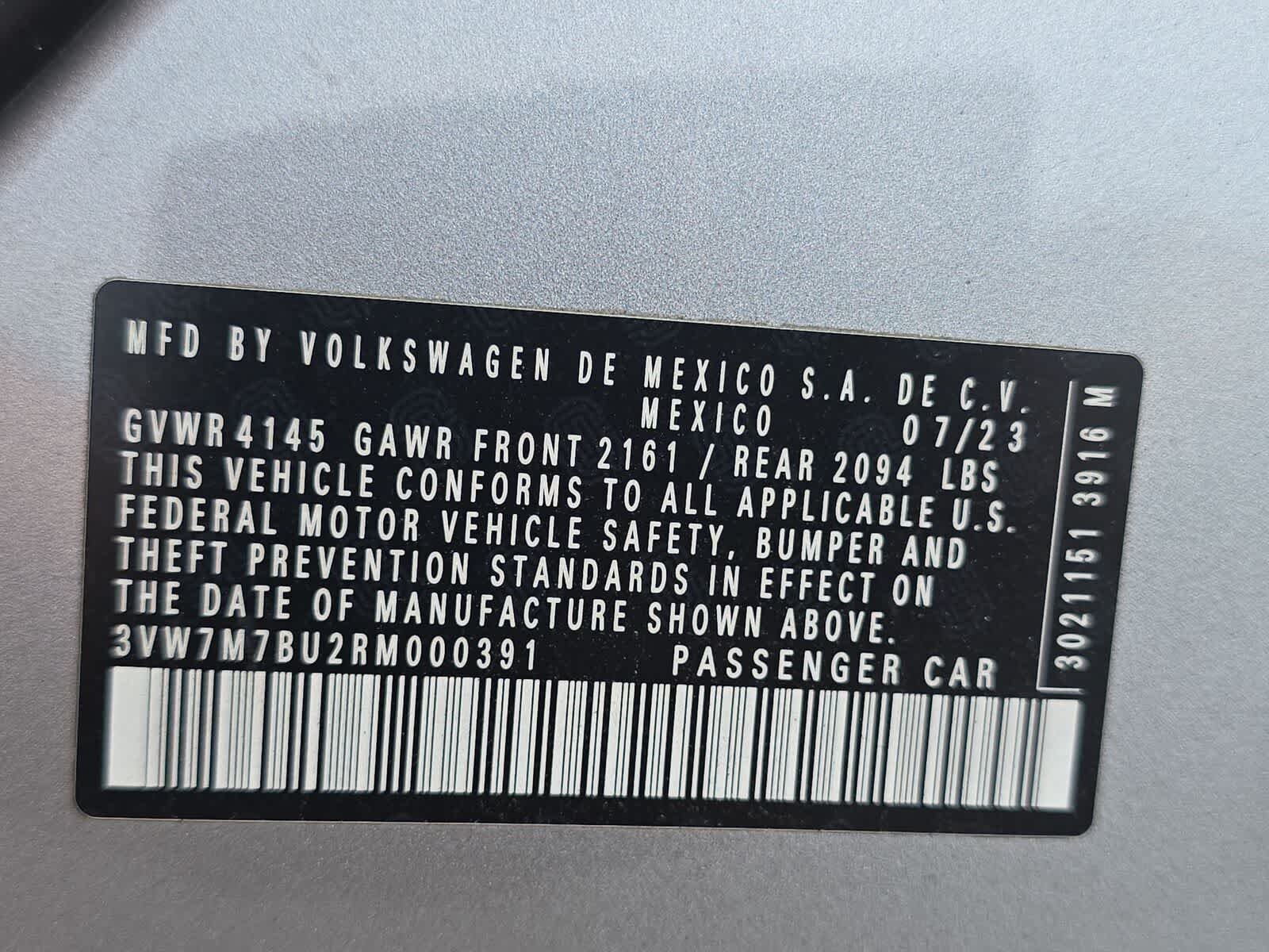 2024 Volkswagen Jetta SE