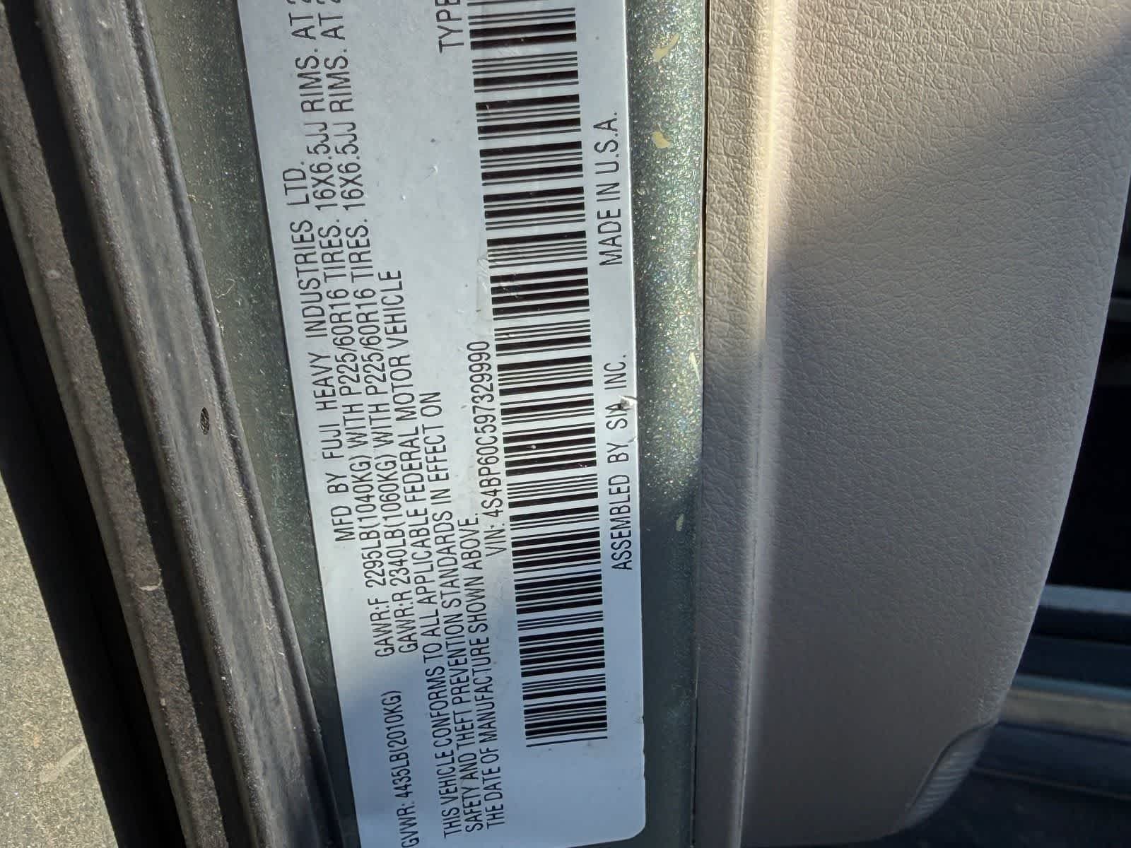 2009 Subaru Outback 4dr H4 Auto
