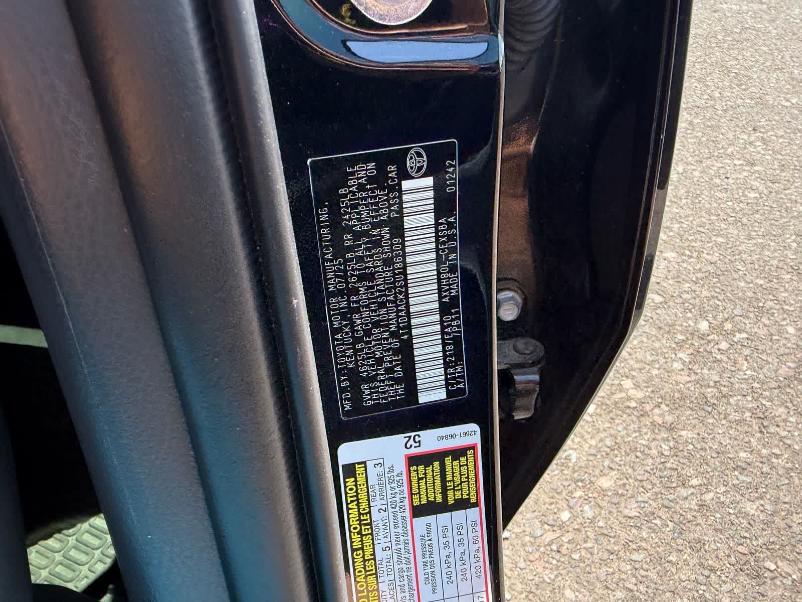2025 Toyota Camry SE