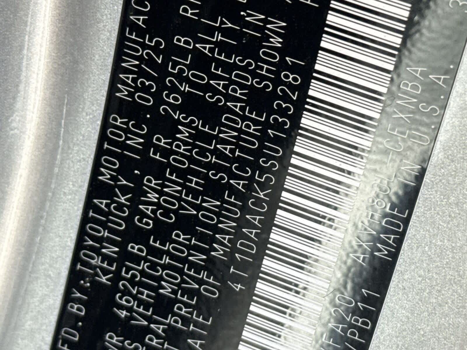 2025 Toyota Camry LE